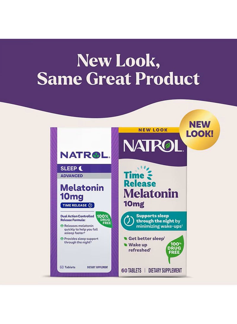 Natrol Melatonin Advanced Sleep 10mg - 60 Tablets, Packaging May Vary - Image 2